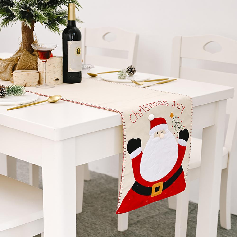 Santa Claus Snowman Cristmas Dining Table Set Merry Christmas Decor for Home Kitchen Navidad Decor Xmas 2022 Natal New Year 2023