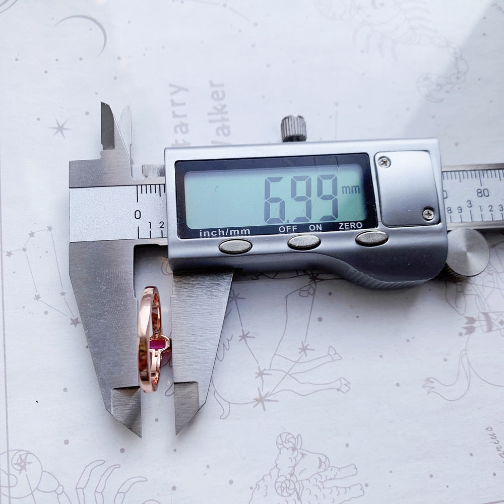 Ring Stone Baguette Cut,Europe Style Rose Gold Fine Jewerly For Women,2022 Brand New Gift In 925 Sterling Silver