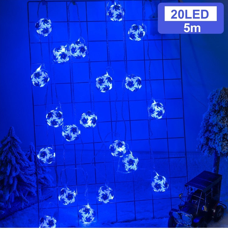 Symphony Laser Light Garland Merry Christmas Decorations For Home Christmas Tree Ornaments Xmas Gifts Navidad 2022 New Year