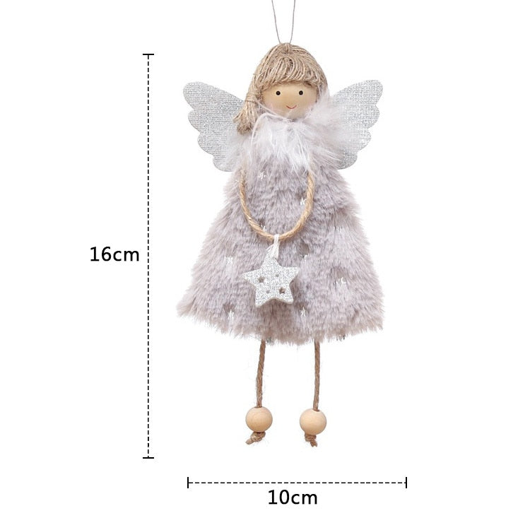 Angel Doll Christmas Tree Hanging Ornaments Pendant New Year Christmas Decorations for Home Navidad 2022 Natal Noel Kids Gift