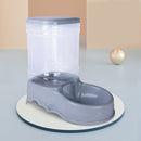 Cat Feeder And Drinker Automatic Cat Food Dispenser Water Bowls Big Capacity Gravity Auto Feeders For Cats - anconmall