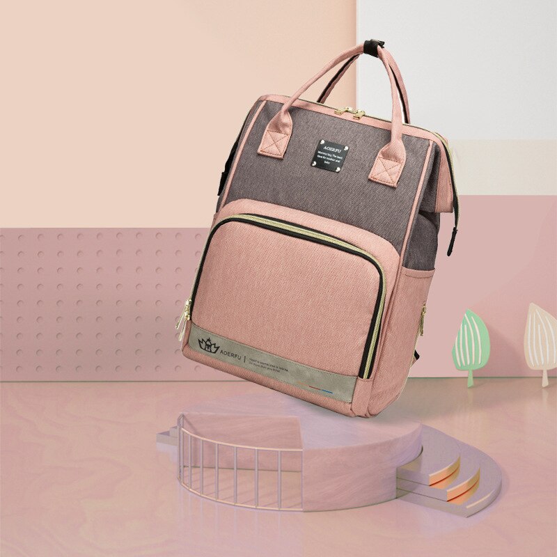 Multifunction Diaper Bag Backpack Waterproof Diaper Backpack for Mom and Dad Baby Nappy Bag Large Capacity Lightweight Size