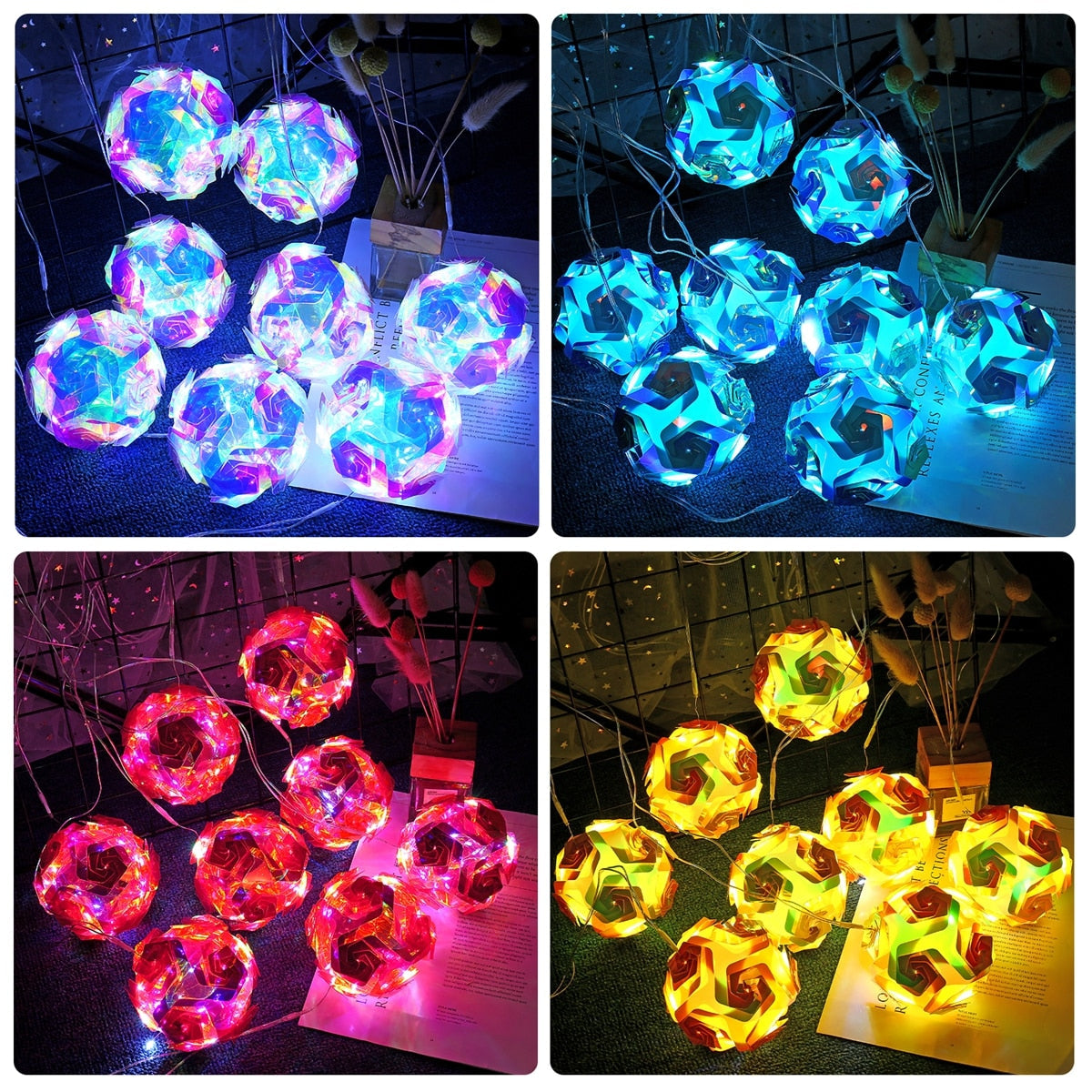 Symphony Laser Light Garland Merry Christmas Decorations For Home Christmas Tree Ornaments Xmas Gifts Navidad 2022 New Year