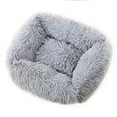 Pet Dog Bed Comfortable Cuddler Square Dogs Kennel Very Soft Washable Dog and Cat Cushion Bed Winter Warm Sofa 12 Color - anconmall
