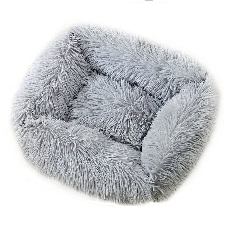 Pet Dog Bed Comfortable Cuddler Square Dogs Kennel Very Soft Washable Dog and Cat Cushion Bed Winter Warm Sofa 12 Color