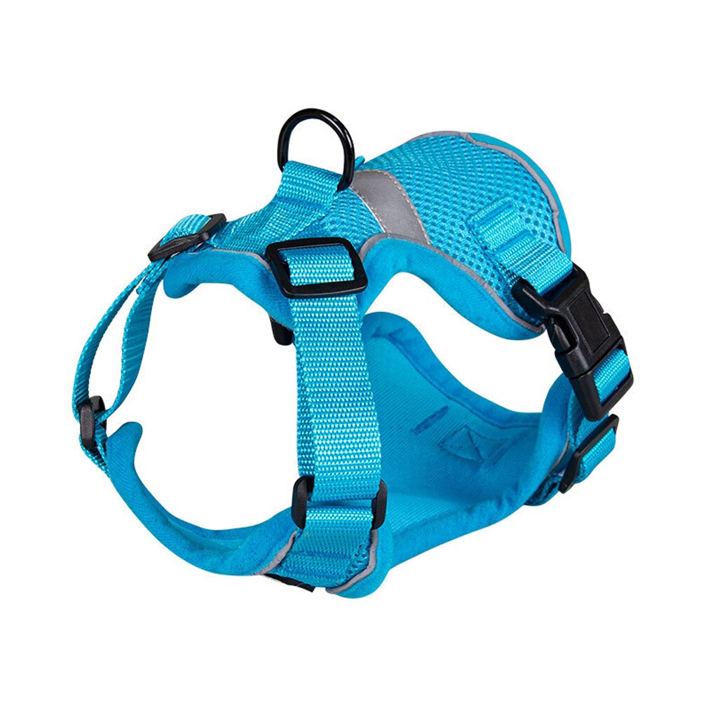 Cat Cooling Harness Breathable Puppy Vest Chest Strap Reflective Adjustable Mesh Harness No-Pull No-Choke for Cats Small Dogs - anconmall
