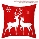 Christmas Cushion Cover Merry Christmas Decor For Home 2022 Navidad Noel Christmas Ornaments Xmas Gift Happy New Year 2023