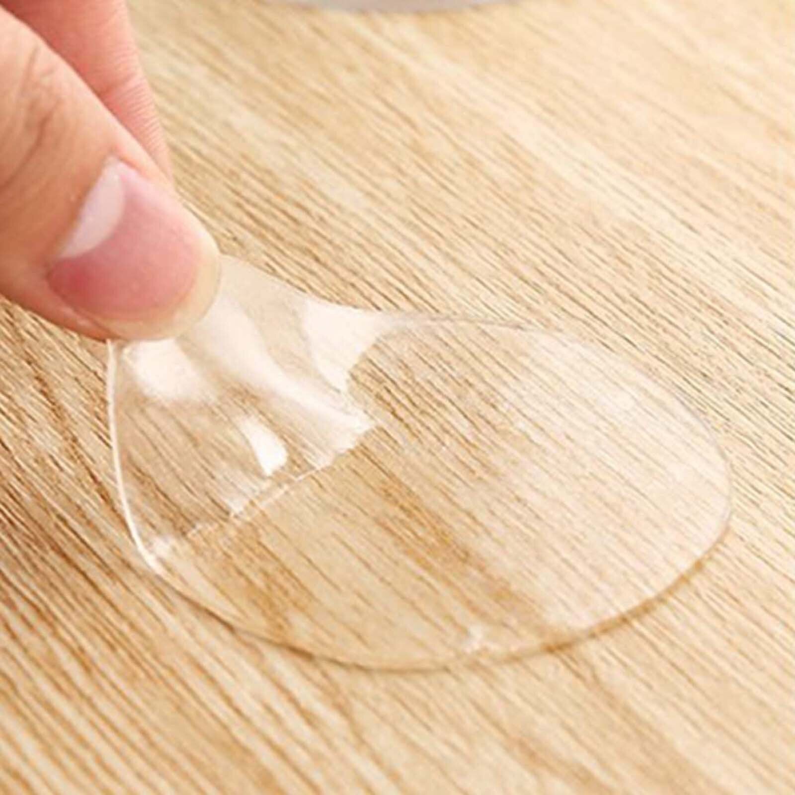 10PCS Powerful Non-Marking Suction Cup Hook Auxiliary Sticker Washable Transparent Rubber Hook Sticker Home Wall Stickers Home