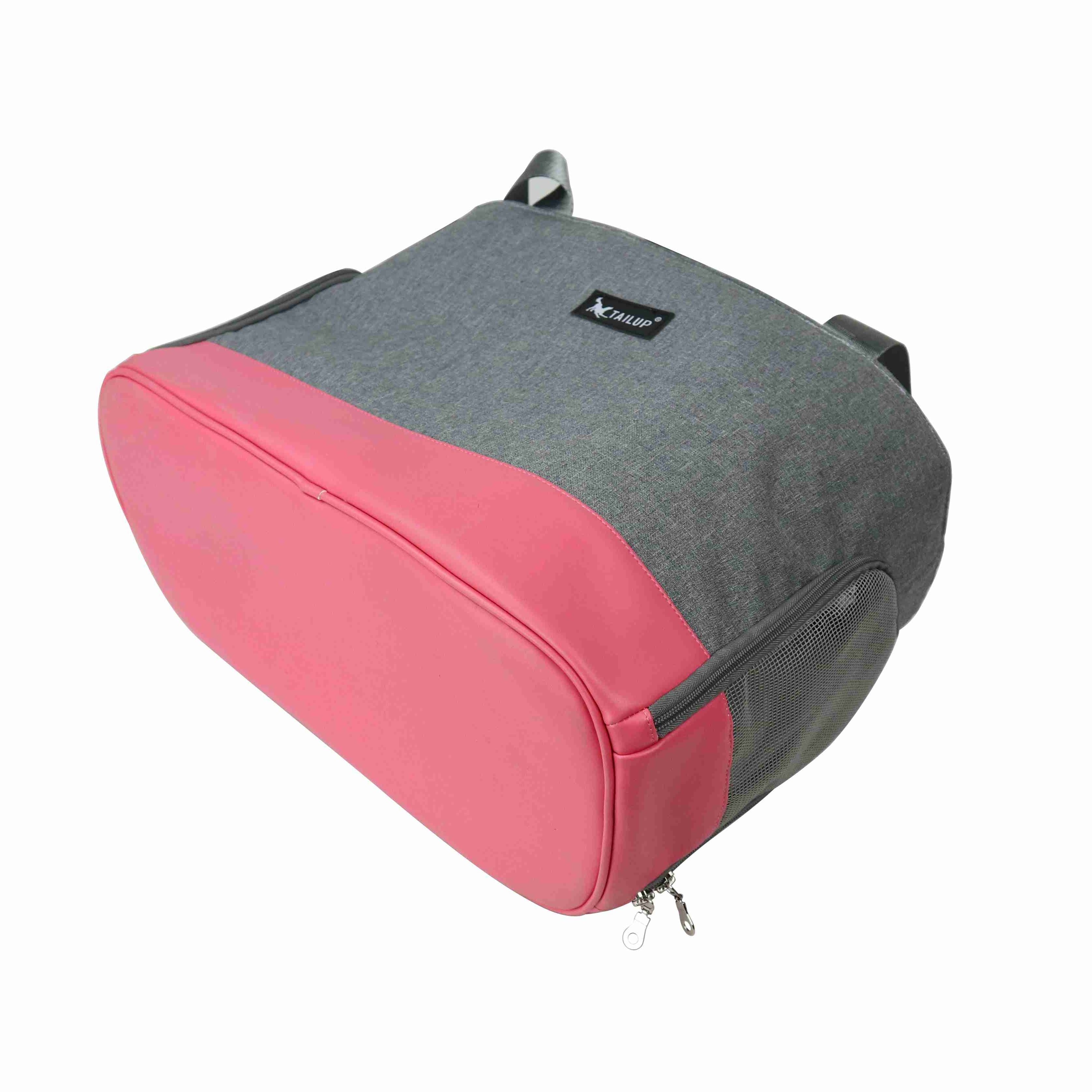 Pet Dog Tote Bag with Traction Leash 3 Mesh Openings Ventilated Small Sized Pet Sling Carrier Puppy Outgoing Single Shoulder Bag - anconmall