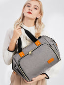 Lequeen Large Capacity Disassembled as a Bed Mummy Travel Backpack Diaper Bag Mummy Maternity Nappy Bag Backpack for Mom Baby