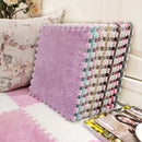 Plush Children's Mat EVA Foam Puzzles Baby Play Mat Children's Rugs for Room Warm Baby Toys Interlocking Rugs Infant Carpet