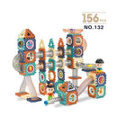 66-260PCS Marble Race Run Building Blocks Castle Children's Toys Rail Funnel Slide DIY Educational Brick Dominoes Children Gifts