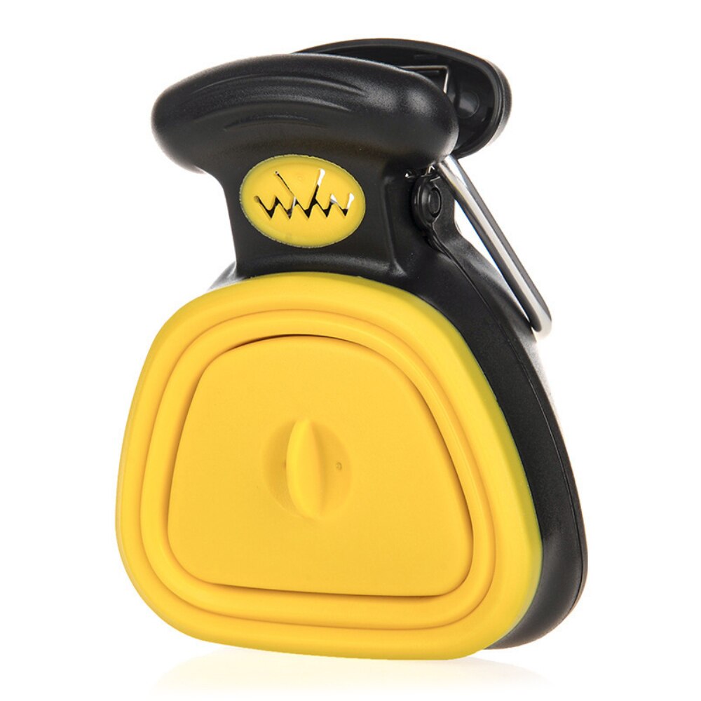 Dog Poop Bag Dispenser Pet Travel Foldable Pooper Scooper Poop Bag Attached Poop Scoop Clean Pick Up Excreta Cleaner