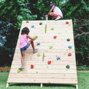 Toys for children Kids Rock Climbing Wall Holds Games Children Wood Wall Climbing Stones Toys Child Playground Outdoor playset