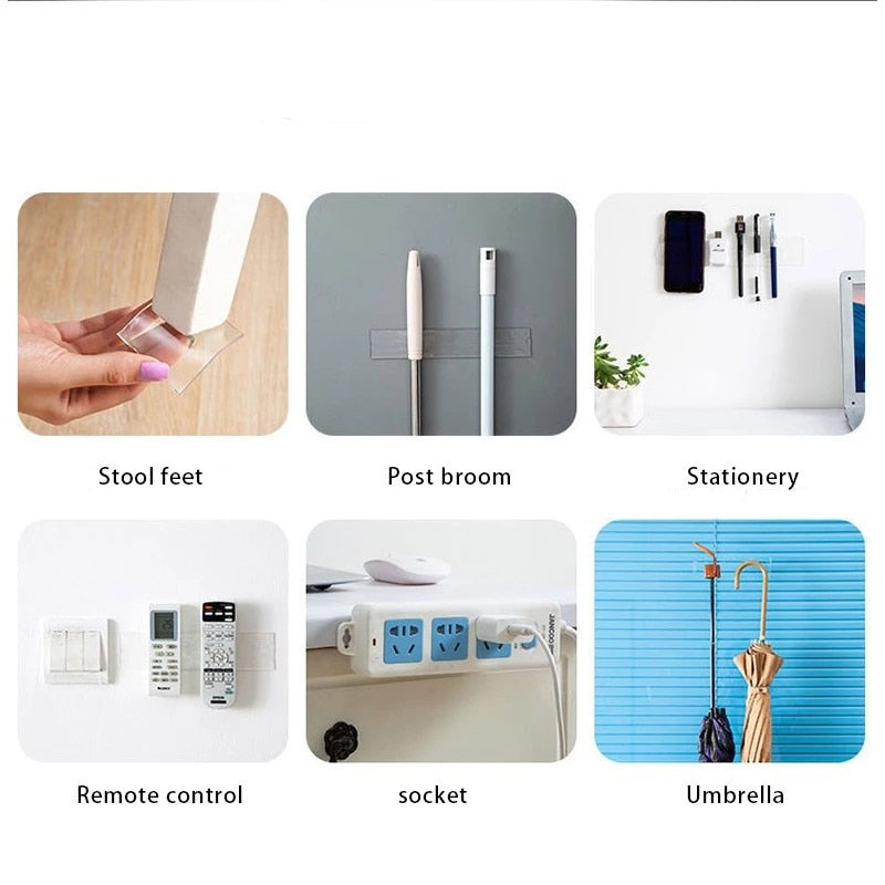 Transparent Double Sided Nano Tape Monster Tape Waterproof Wall Stickers Reusable Heat Resistant Bathroom Home Decoration Tapes