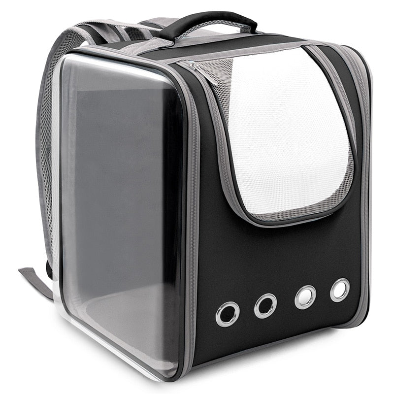 Cat Carrier Bags Breathable Pet Carriers Small Dog Cat Backpack Travel Space Capsule Cage Pet Transport Bag Carrying For Cats - anconmall