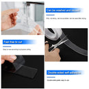 Nano Tape Traceless Reusable Waterproof Adhesive Sticker Glue Gadget Kitchen Accessories Car Seam Transparent Double Sided Tape