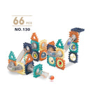66-260PCS Marble Race Run Building Blocks Castle Children's Toys Rail Funnel Slide DIY Educational Brick Dominoes Children Gifts