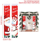 Santa Claus Christmas Banner Merry Christmas Decor For Home 2022 Christmas Ornaments Door Decor Xmas Navidad Noel Gifts New Year