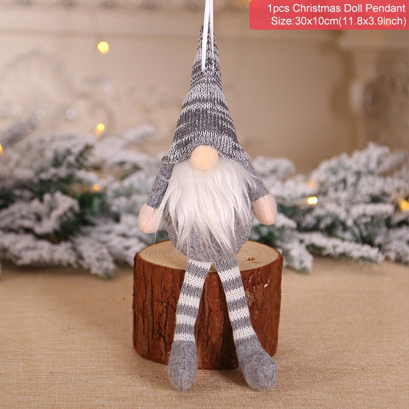 Christmas Faceless Doll Merry Christmas Decorations For Home Christmas Ornaments Xmas Navidad Natal New Year 2022 Kids Gift