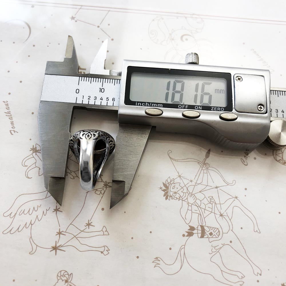 Ring Brown Oval Europe Style Fine Jewelry For Women Men Summer Brand New Vintage 925 Sterling Silver Powerful Gift