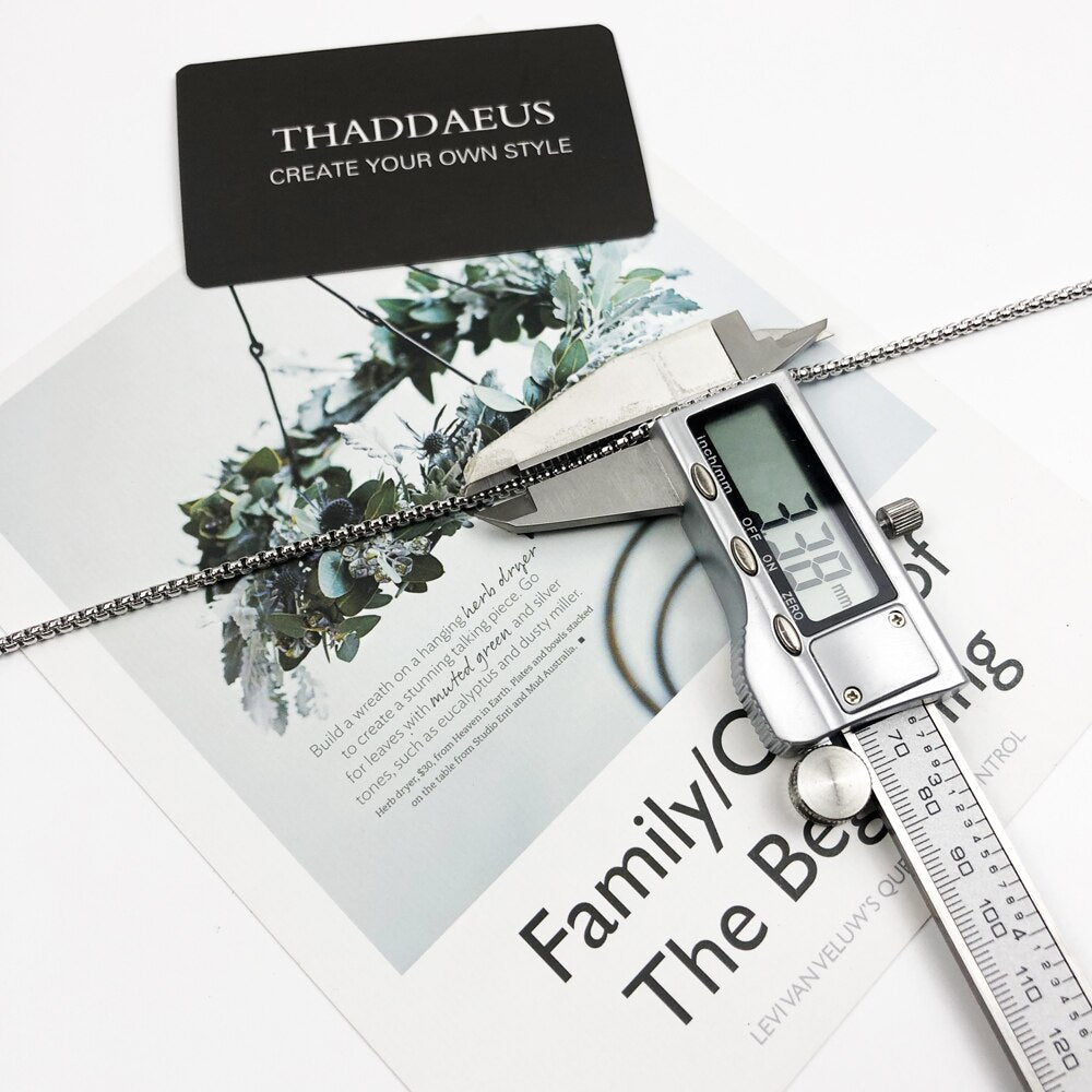 Basic Necklace Silver Brand New  Chain For Be Fashion Jewelry Europe Style Rebel Bijoux Gift For Men & Women Friend