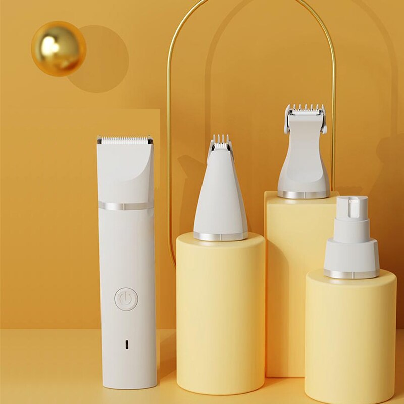 4 In 1 Dog Clipper Pet Cat Grooming and Care Hair Cutting Machine Haircut Trimmer For Dogs - anconmall