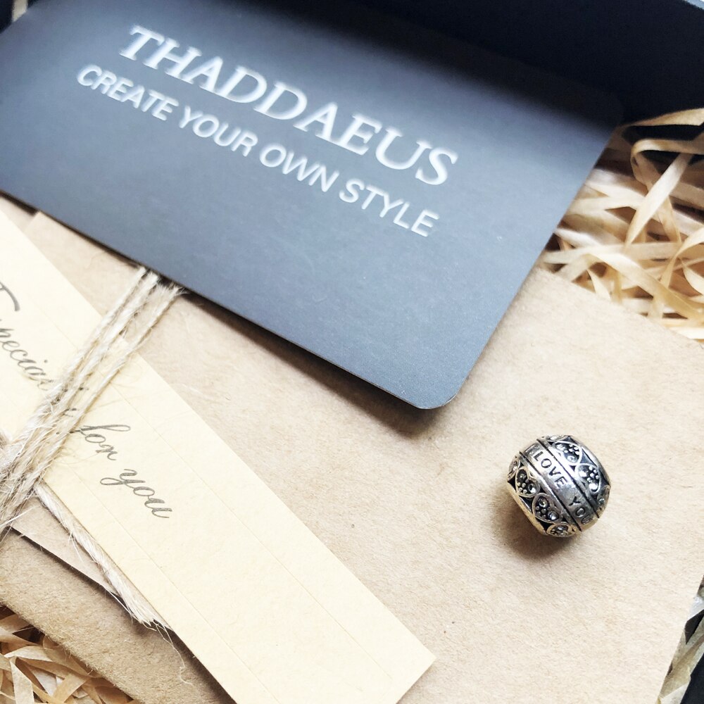 Beads I Love You 925 Sterling Silver Charm Europe Jewelry Accessories Gift For Women & Men