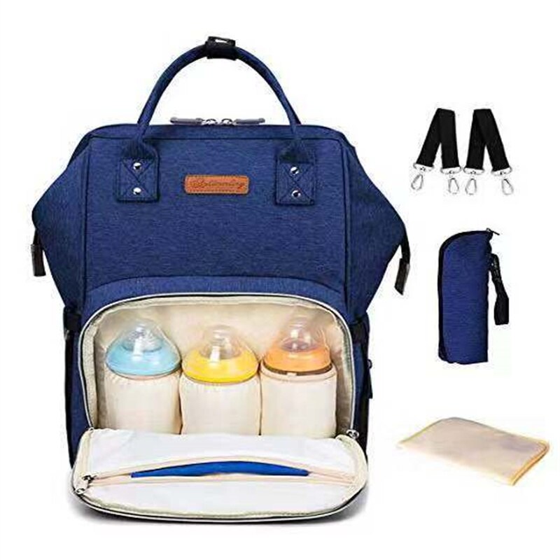 Fashion Maternity Backpack Diaper Bag Large Waterproof Backpack for Mom Travel Baby Bags Multifunction Baby Changing Bags