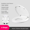Double Layer Adult Child Toilet Seat Children's pot Training Cover Prevent Falling Toilet Lid For Kids Slow-Close Travel Pot