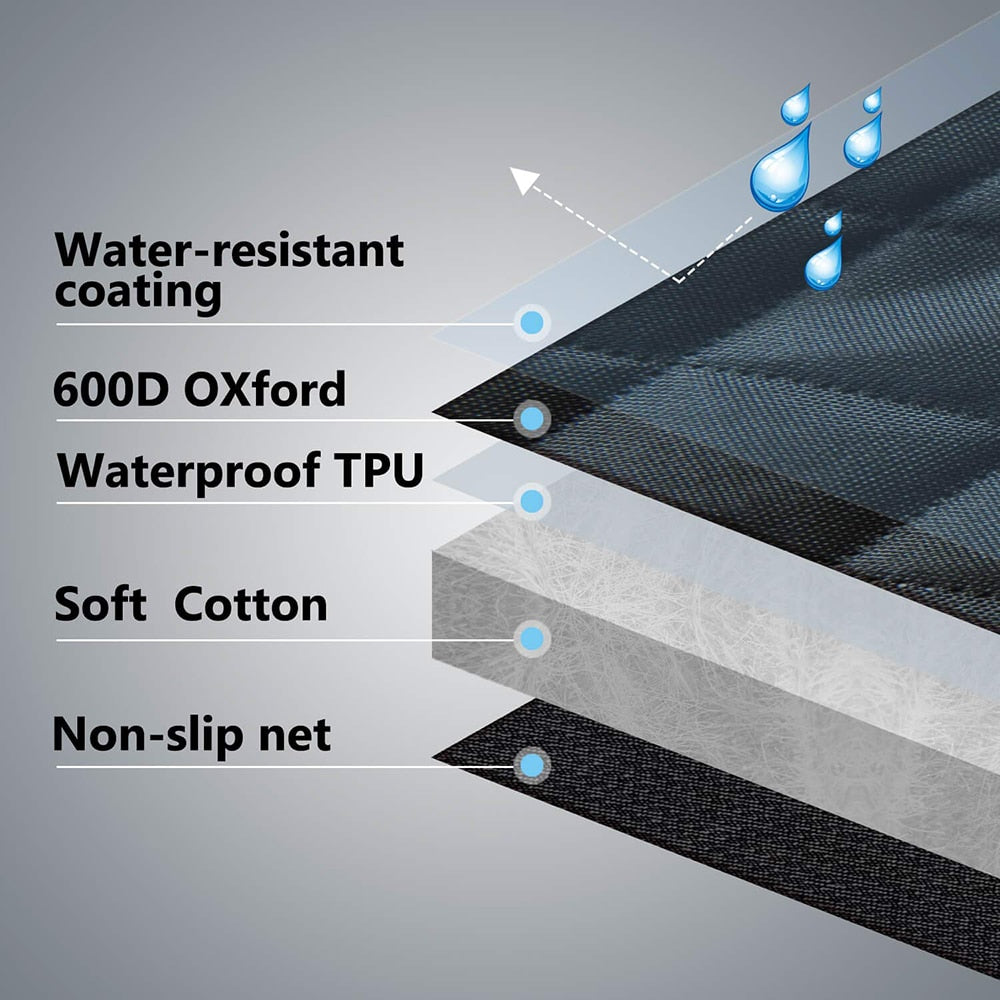 Waterproof Front Car Seat Cover Travel Dog Car Seat Covers Washable Pet Cat Dog Carrier Mat Cushion Protector For Cars and SUV&#39;s - anconmall