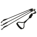Colorful Multi-Dog Leash for Connecting 3 In 1, Dog Outdoor Walking Nylon Detachable Round Traction Rope with Padded Foam Handle - anconmall