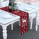Huiran Linen Christmas Elk Snowman Table Runner Merry Christmas Decor For Home 2022 Xmas Ornaments New Year&#39;s Decor 2023 Navidad - anconmall