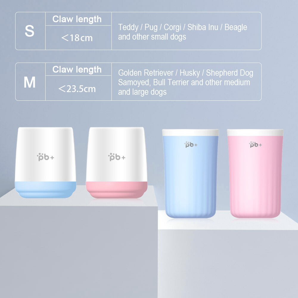 Dog Paw Cleaner Cup Clean Brush Quickly Wash Dirty Cat Paw Cleaning Bucket Soft Silicone Combs Portable Small Medium Large Dogs - anconmall