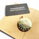 Pendant Large Amulet Magical Lucky Heart Cat Elephant Clover Symbols Fatima Golden Jewelry 925 Sterling Silver Women Men Gift