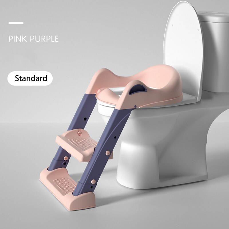 Folding Infant Potty Children's Pot Baby Toilet Training Chair With Adjustable Step Stool Ladder  Toilet Seat Boys Girls Potties