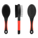 Pet Dog Grooming Comb Steel Double Sided Bath Brush Pet Hair Cleaning Massage Combs tool Pet Hair Remover Brush - anconmall