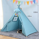 Children&#39;s Tent Teepee Tent For Kids Portable Tipi Infantil House For Children Cabana Kids Tents Decoration Carpet LED Lights