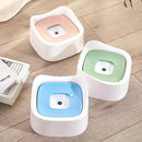 Non-Wet Mouth Dog Water Bowl Floating Splash-Proof  Anti-Overturning Square Pet Buoyancy Drinking Fountain Dispenser Feeder - anconmall