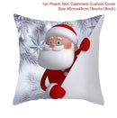 Santa Claus Snowman Cushion Cover Merry Christmas Decorations For Home Navidad 2022 Christmas Ornaments Xmas Gift New Year 2023