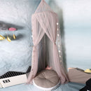 7 Colors Baby Bed Hanging Mosquito Net Dome Bed Canopy Mosquito Net Bedcover Curtain Round Crib Netting Tent Kids Room Decor