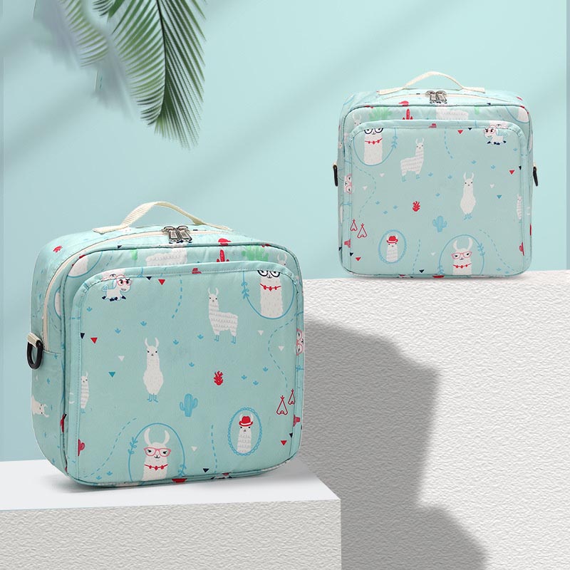 Infant Nappy Storage Bin Baby Diaper Organizer Reusable Wipes Bag Caddy Basket Wet/Dry Bag Mummy Storage Bag Travel Nappy Bag