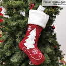 Knitted Christmas Stocking Socks Sack New Year Gift Candy Bags Christmas Decorations For Home Xmas Tree Hanging Ornaments Natal