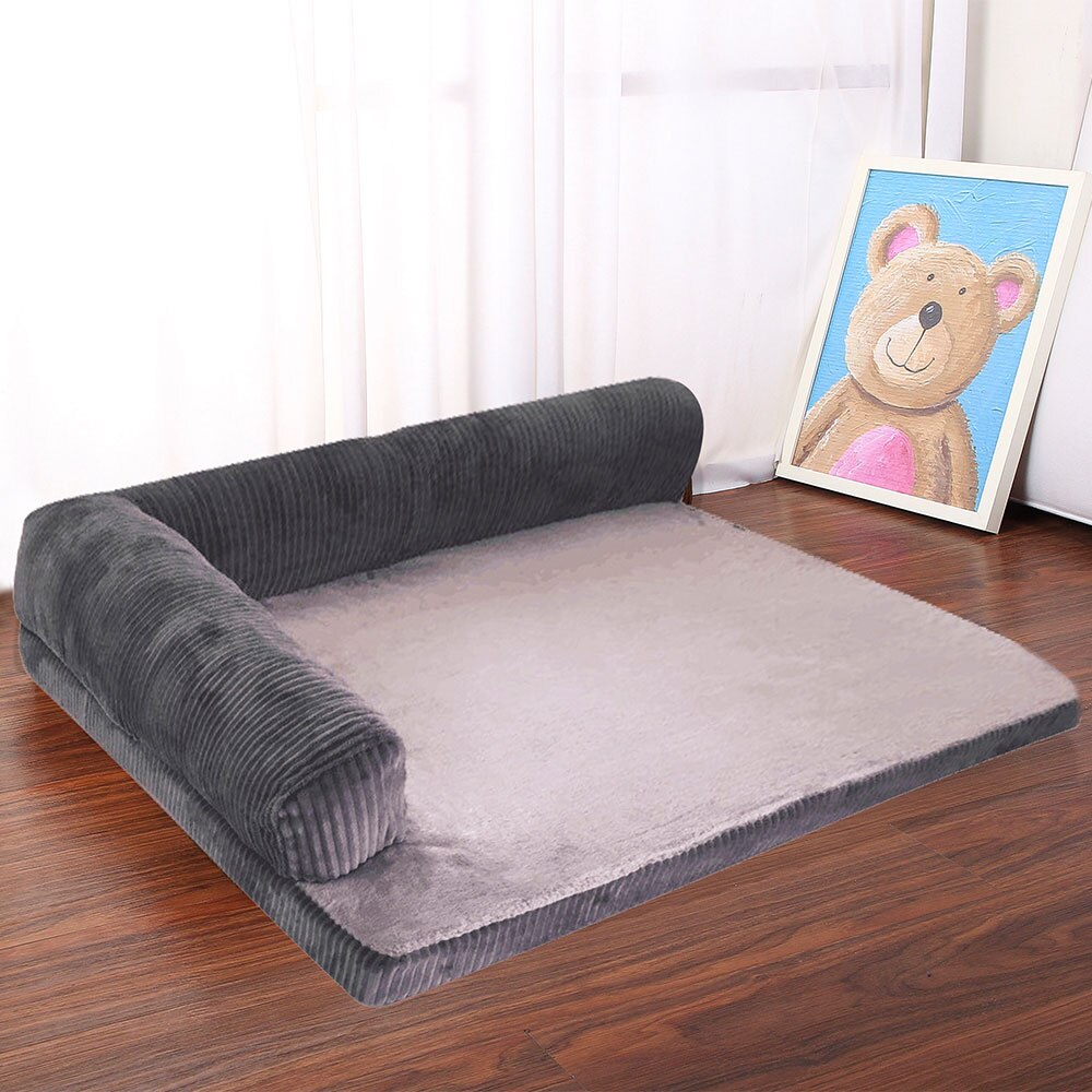 Pet Dog Bed Sofa Elegant Pet Cushion Dog Cat Kennel  Mat Removable Big Dog Bed Lounge Sofa Pet Beds For Small Medium Dogs - anconmall