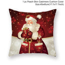 45*45 Christmas Cushion Cover Christmas Decorations for Home Throw Pillows Sofa Home Decor Christmas Pillowcase Pillow Cover