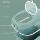 Foldable Large Capacity Pet Cat Dog Food Storage Box with Lid Damp Proof Multifunctional Sealed Bucket Grain Storage Container - anconmall
