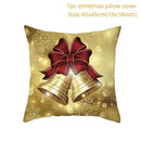 45*45 Christmas Cushion Cover Christmas Decorations for Home Throw Pillows Sofa Home Decor Christmas Pillowcase Pillow Cover