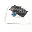 Round Blue Ornament Ring,Europe Style Glam Fashion Good Jewelry For Women Spring Gift In 925 Sterling Silver