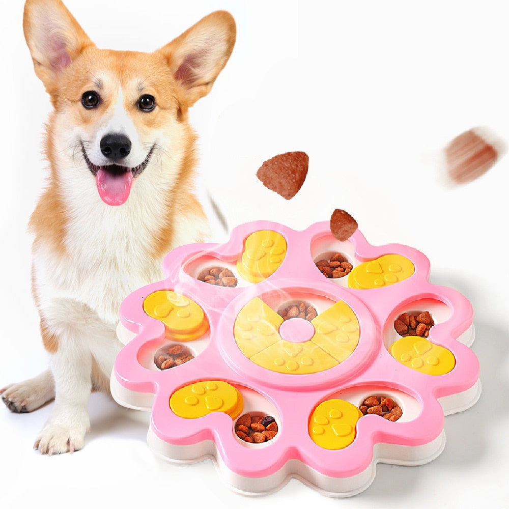 Dog Puzzle Toys Increase IQ Interactive Slow Dispenser Feeding Pet Dog Training Games Feeder for Puppy Small Medium Dog Supplies