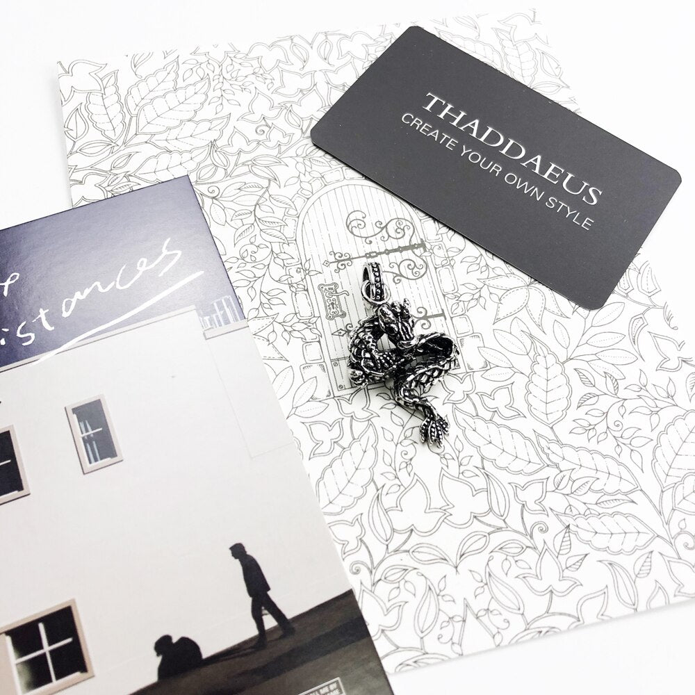 Pendant Dragon Brand New Punk Fashion Jewelry Europe 925 Sterling Silver Accessories Gift For Women &amp; Rebel Men